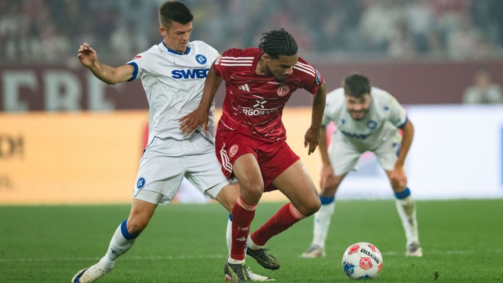 2. Bundesliga: KSC bleibt unbesiegt – Fortuna vergibt beste Chancen