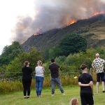 Arthur's Seat : Beliebtes Ausflugsziel in Edinburgh in Flammen