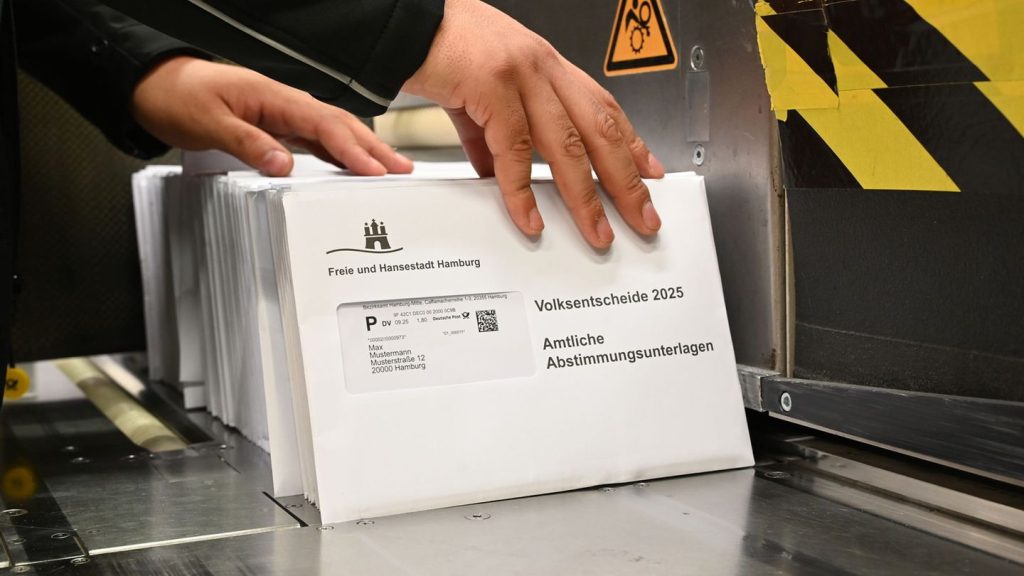Wahlen: Rund 1,3 Millionen Hamburger erhalten Abstimmungsunterlagen