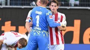 Fußball-Bundesliga: Kölns Kaminski schießt spätestes Tor der Bundesliga-Historie