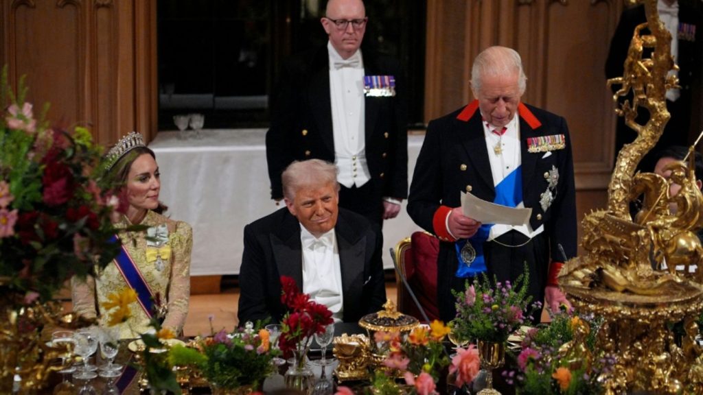 Rede: König Charles III. lobt Trumps "persönliches Engagement" für den Frieden