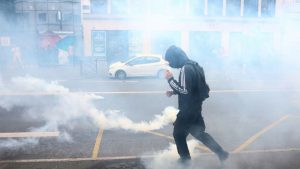 Proteste gegen Sparpläne: Hunderttausende in Frankreich auf der Straße