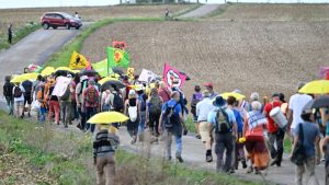 Proteste gegen geplantes Endlager für Atommüll in Ostfrankreich