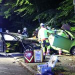 Unfall: Vier Verletzte bei Autounfall in Solingen