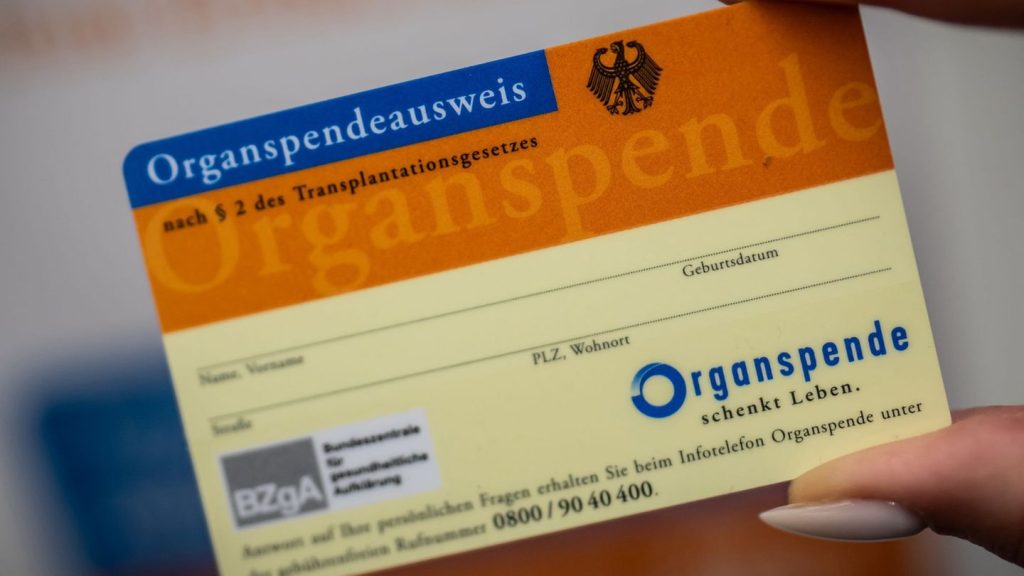 Bundesrat: Thüringen will Widerspruchslösung für Organspende