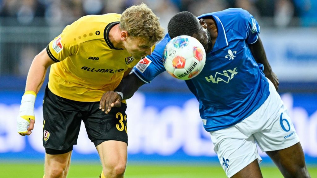 2. Fußball-Bundesliga: Dynamo Dresden verliert in Darmstadt