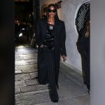 Naomi Campbell: Ganz in schwarz in Mailand