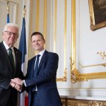 Delegationstrip: Kretschmann in Frankreich: Nur gemeinsam werden wir bestehen