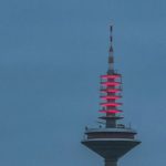 Aktion zum Weltmädchentag: "Ginnheimer Spargel" leuchtet pink