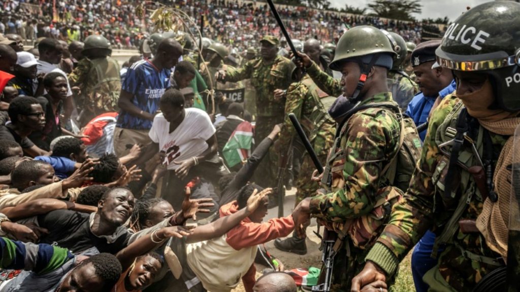 Zwei Tote bei Staatsbegräbnis des kenianischen Oppositionsführers Odinga