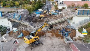 Verkehr: Abrisstrümmer am Magdeburger Ring werden beseitigt