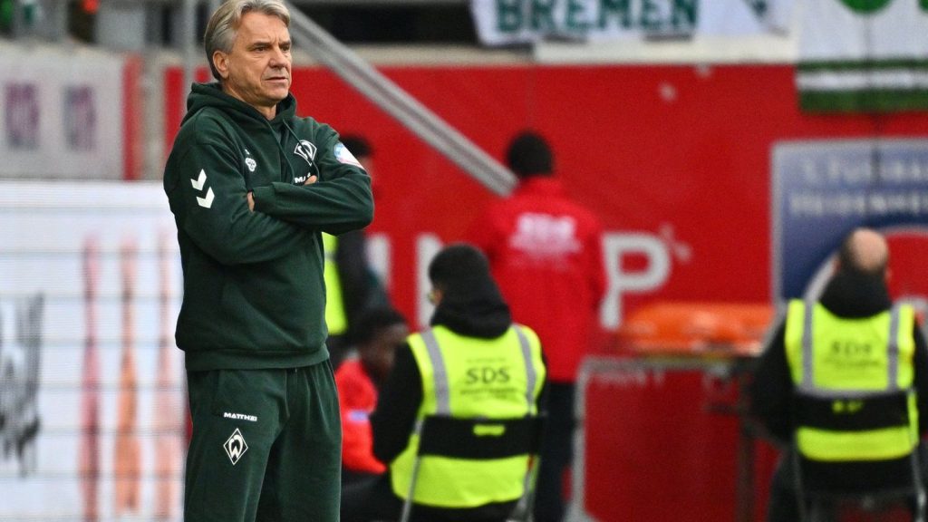 Fußball-Bundesliga: Steffen lobt Werder-Training vor Duell gegen Union Berlin