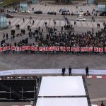 Demonstration: Proteste wegen Lindemann-Einladung zu Leipziger Opernball