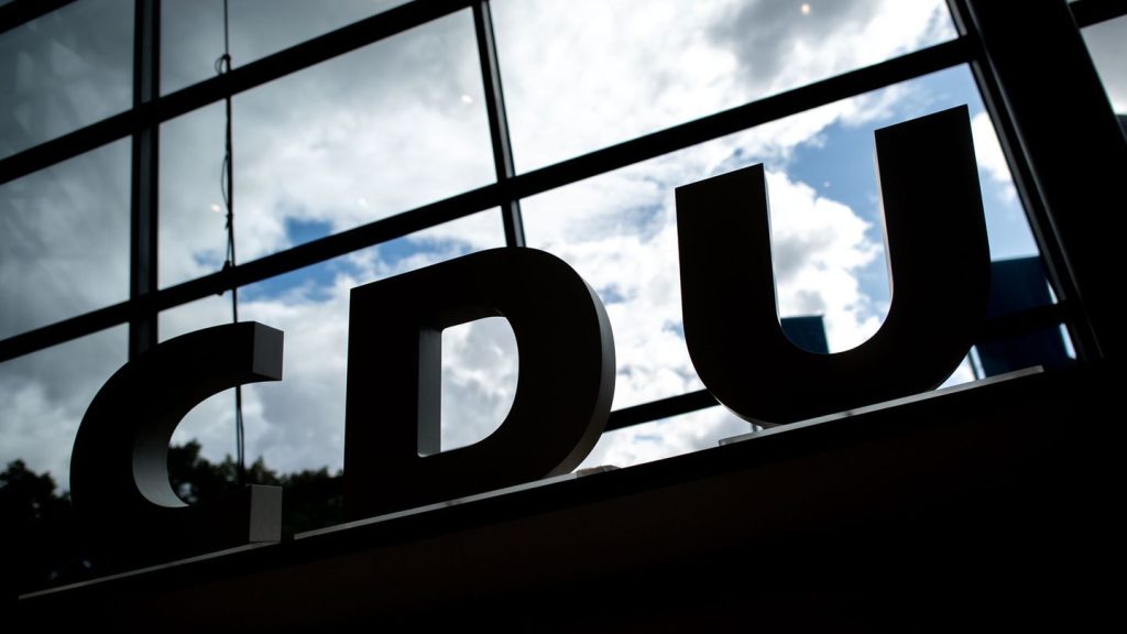 Parteien: CDU-Gruppe fordert Kurskorrektur zur Mitte