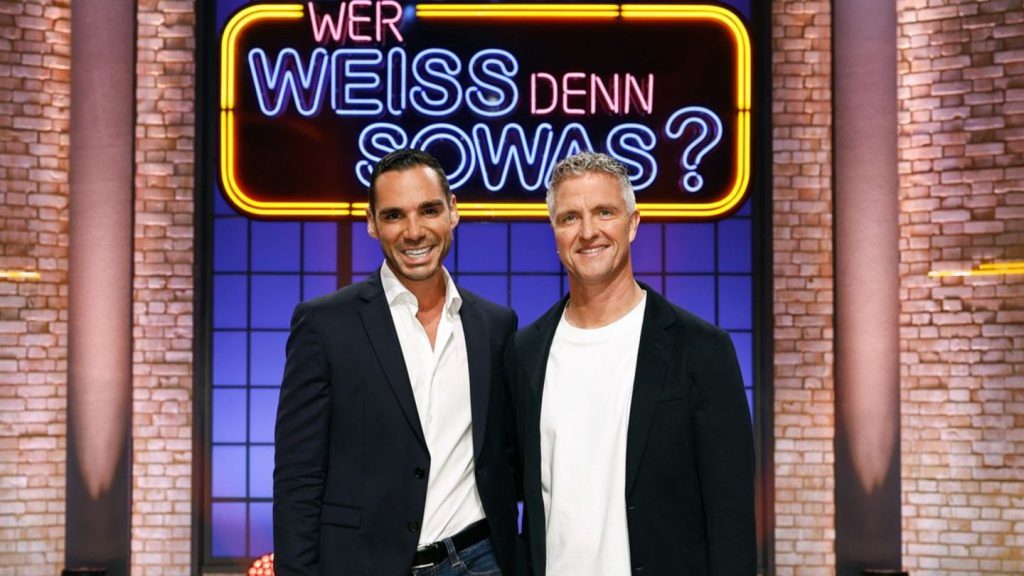"Wer weiß denn sowas?" im Ersten: Ralf Schumacher und Étienne im ARD-Quiz