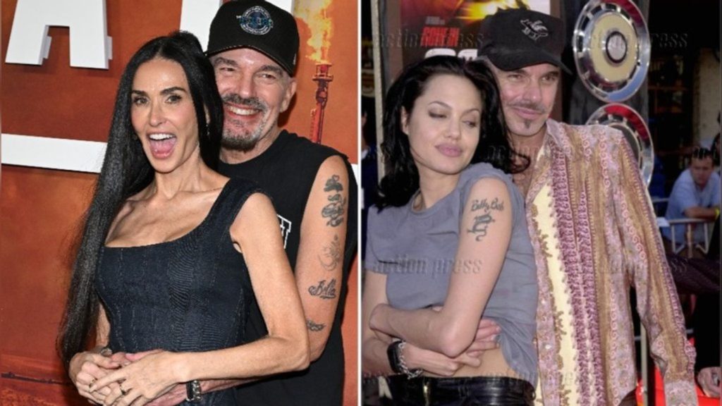 So zeigte er sich mit Ex-Frau Angelina Jolie: Billy Bob Thornton überrascht Demi Moore