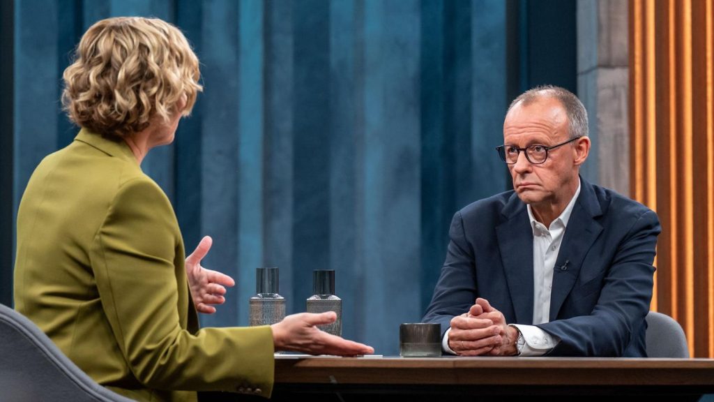 "Caren Miosga": Und plötzlich kämpft der Kanzler mit den Tränen