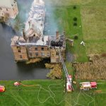 Brand zerstört historisches Kloster in Nordfrankreich