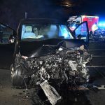 Acht Verletzte: Acht Verletzte bei Autounfall - Schwangere in Lebensgefahr