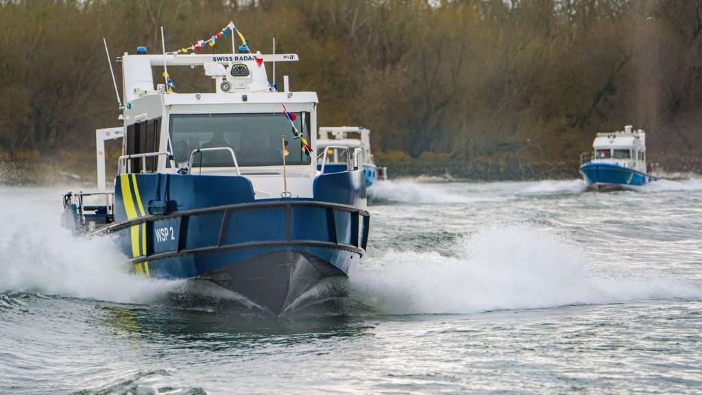 Flüsse: Neues Polizeiboot in Koblenz getauft